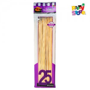 PALITO BROCHETTE GRUESO 25cm x 25u
