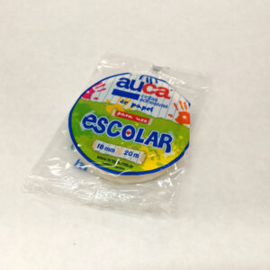 CINTA PAPEL ESCOLAR AUCA 18mm x 20m