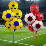 GLOBO METALIZADO PELOTA BOCA/RIVER