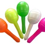MARACAS COLORES SURTIDOS - PACK x 10 u