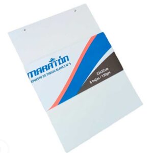 HOJA DIBUJO N° 5 BLANCA MARATON