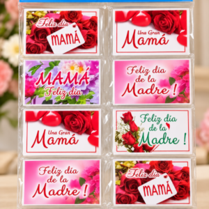 TARJETAS PERSONALES DIA DE LA MADRE - PACK x 10u