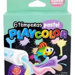TEMPERA PLAYCOLOR x 6 COLORES PASTEL