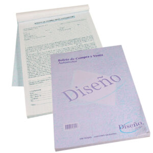 BOLETO COMPRA VENTA AUTOMOTOR - PACK x 10 u