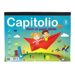 BLOCK DIBUJO CAPITOLIO A4 AFICHE x 20 HOJAS