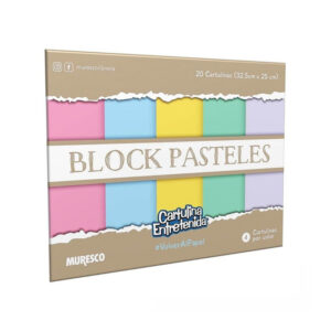 BLOCK DIBUJO MURESCO N° 5 x 20 HOJAS PASTEL