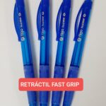 BOLIGRAFO FILGO RETRACTIL FASTGRIP - PACK x 4 u