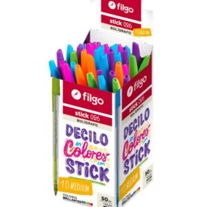 BOLIGRAFO FILGO STICK COLORES SURTIDOS