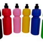 BOTELLA PLASTICA COLOR 1/2 LITRO BICI - PACK x 4 u