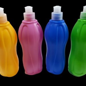 BOTELLA PLASTICA COLOR 1/2 LITRO ECO - PACK x 4 u