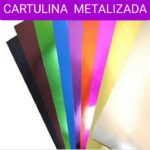 CARTULINA METALIZADA COLORES SURTIDOS x 10 u