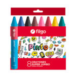 CRAYON FILGO SUPER JUMBO x 8