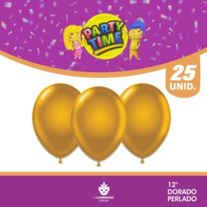 GLOBO PARTY 9" PERLADO LISO