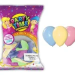 GLOBO PARTY PASTEL 9" SURTIDO x 25 u