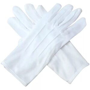 GUANTES BLANCOS DE TELA