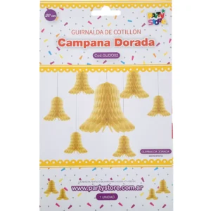 GUIRNALDA CAMPANA 24 x 14 cm