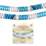 GUIRNALDA PANAL CELESTE/BLANCO 36M