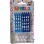 VELA IMPRESAS x 8 u VARON