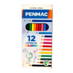 LAPIZ COLOR LARGO x 12 PENMAC - PACK x 4 u