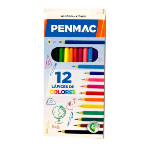 LAPIZ COLOR LARGO x 12 PENMAC - PACK x 4 u