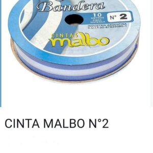 ROLLO CINTA MALBO N° 2 - 12 mm x 10 m