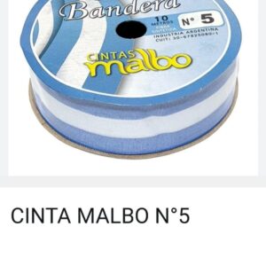 ROLLO CINTA MALBO N° 5 - 25 mm x 10 m