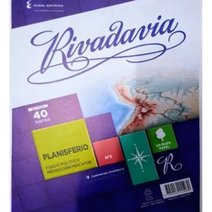 MAPA N° 5 RIVADAVIA BLOCK x 20 u POLITICO EUROPA