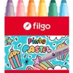 MARCADOR FILGO JUMBO SURTIDO PASTEL - CAJA x 6 u