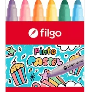 MARCADOR FILGO JUMBO SURTIDO PASTEL - CAJA x 6 u