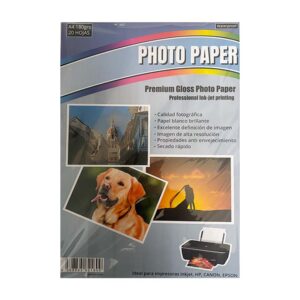 PAPEL FOTOGRAFICO REXON A4 COMUN 180 g x 20 HOJAS