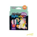 PLASTILINA PLAYCOLOR x 6 COLORES PASTEL