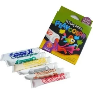 TEMPERA PLAYCOLOR x 6 COLORES CLASICOS