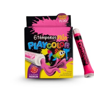 TEMPERA PLAYCOLOR x 6 COLORES FLUO
