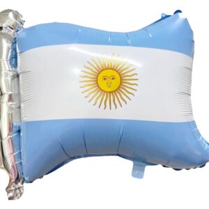 GLOBO METALIZADO BANDERA ARGENTINA 50x60