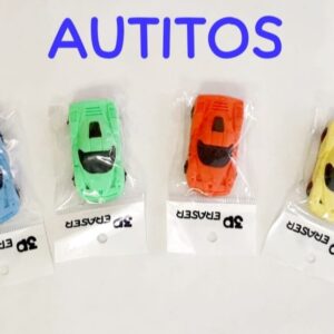 SET 3 GOMAS AUTITOS