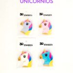 SET 3 GOMAS UNICORNIO