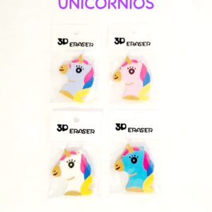 SET 3 GOMAS UNICORNIO