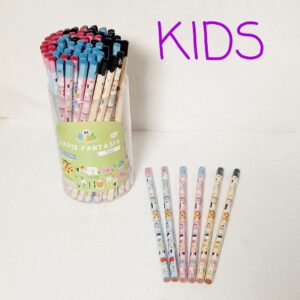 LAPIZ NEGRO IBICO KIDS SURTIDO PACK x 6u