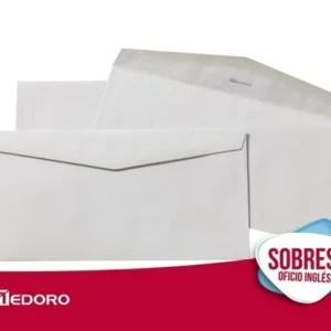 SOBRE BLANCO OFICIO INGLES