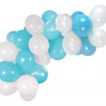 GLOBOS BLANCOS Y CELESTES x 50u
