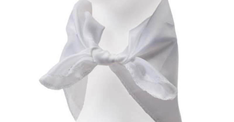 PAÑUELO TAFETA PATRIO BLANCO / CELESTE - Imagen 6
