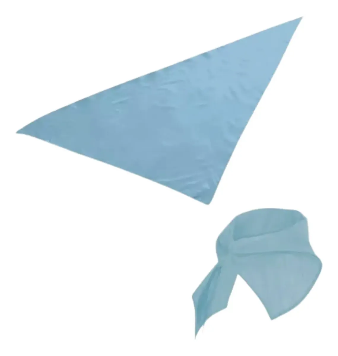 PAÑUELO TAFETA PATRIO BLANCO / CELESTE - Imagen 9