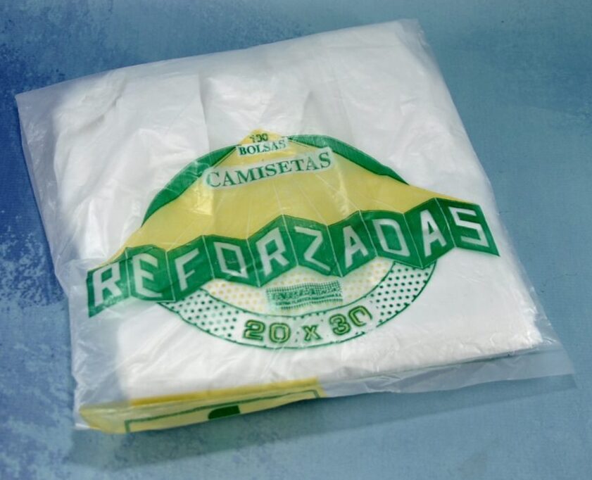 BOLSA CAMISETA BLANCA 20 x 30