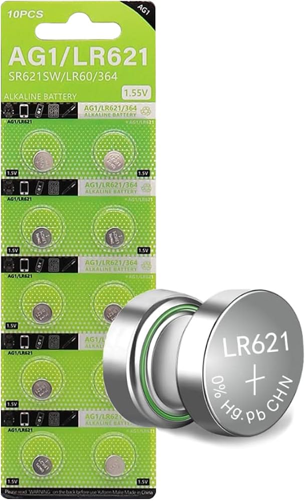 PILAS MONEDA AG1/LR621 BLISTER x 10u