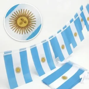 BANDERIN ARGENTINA DE TELA - 4 metros