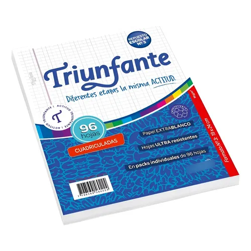 REPUESTO TRIUNFANTE N°3 x 96 HOJAS - Imagen 2