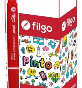 MARCADOR FILGO JUMBO AL AGUA CAJA x 12u