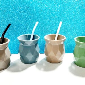 MATE DISEÑO PANAL CON BOMBILLA