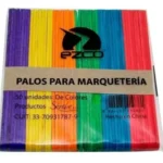 PALITO HELADO EZCO COLOR PACK x 4 paquetes