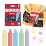 TIZA FILGO PASTEL x 5 COLORES SURTIDOS